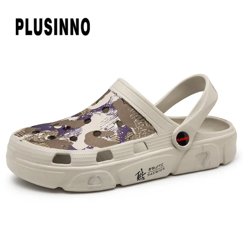PLUSINNO- Men's Sandals,Perforated Rubber Clogs,Garden Shoes, Beach,Outdoor,Flat Bottomed,Fishing Shoes,Large Size Summer
PLUSINNO- Men's Sandals,Perforated Rubber Clogs,Garden Shoes, Beach,Outdoor,Flat Bottomed,Fishing Shoes,Large Size Summer