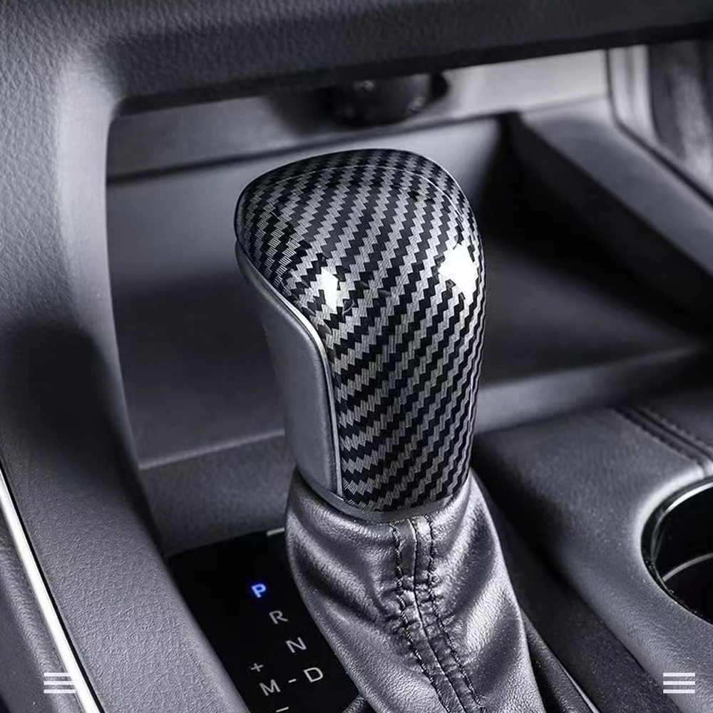 Car-styling Carbon Fiber Print Auto Gear Shift Knob Cover Trim for Toyota Camry 2018 2019 2020 2021 2022 2023
Car-styling Carbon Fiber Print Auto Gear Shift Knob Cover Trim for Toyota Camry 2018 2019 2020 2021 2022 2023