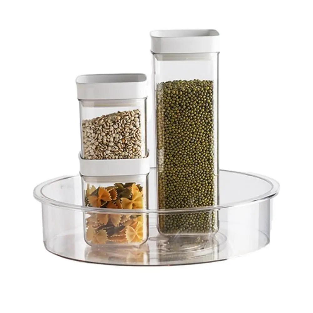 360 Rotation Cabinet Organizer 13 Inch Spice Drink Cosmetic Storage Rack PET Transparent Turntable For Home Kitchen Bathroom
360 Rotation Cabinet Organizer 13 Inch Spice Drink Cosmetic Storage Rack PET Transparent Turntable For Home Kitchen Bathroom