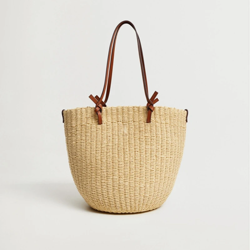 Designer Straw Bag Large Capacity Buckets Bag Rattan Women Shoulder Bag Wicker Woven Handbags Luxury Summer Beach Big Tote Purse
Designer Straw Bag Large Capacity Buckets Bag Rattan Women Shoulder Bag Wicker Woven Handbags Luxury Summer Beach Big Tote Purse