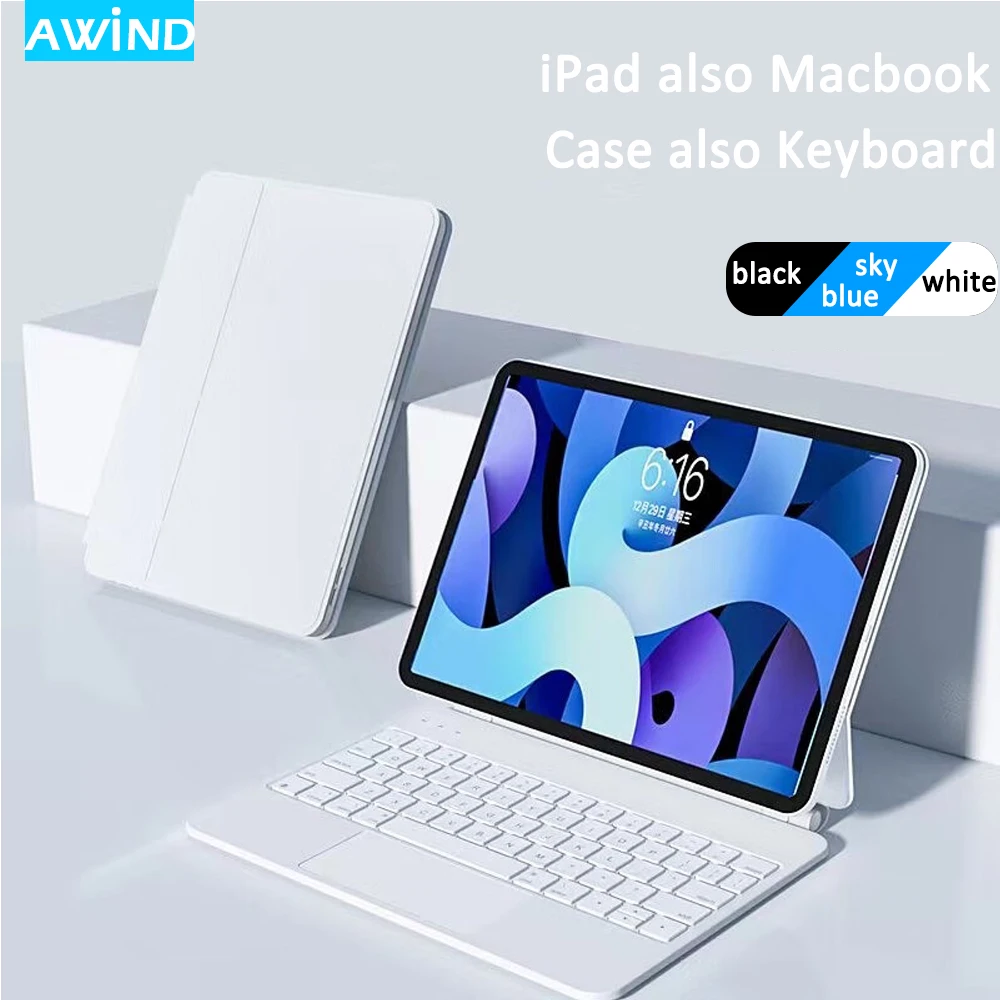 AWIND Magic Trackpad чехол с клавиатурой для iPad Pro, Беспроводная Bluetooth Магнитная подсветка, 11-дюймовый корейский чехол Gen Generation
AWIND Magic Trackpad чехол с клавиатурой для iPad Pro, Беспроводная Bluetooth Магнитная подсветка, 11-дюймовый корейский чехол Gen Generation
