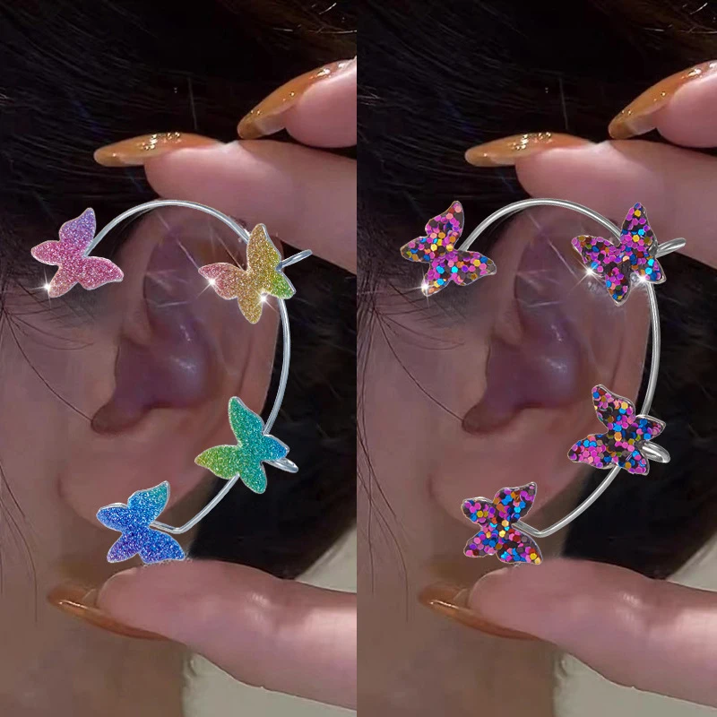 Modern Women's Earrings 2022 Silver Plated Metal Butterfly Ear Clips Without Piercing Personality No Ear Hole Ear Style Earrings
Modern Women's Earrings 2022 Silver Plated Metal Butterfly Ear Clips Without Piercing Personality No Ear Hole Ear Style Earrings