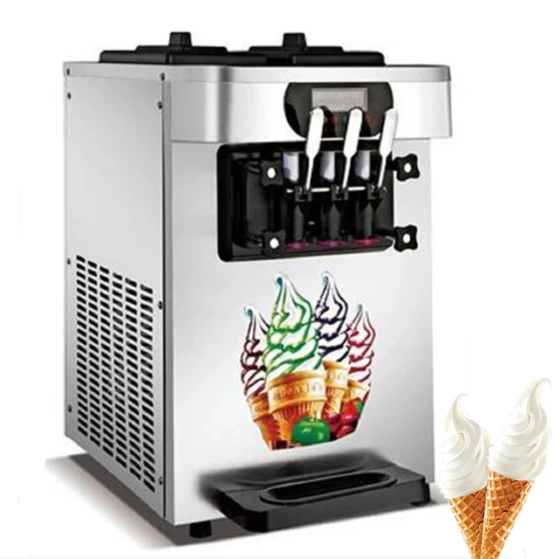 Two Colours Soft Ice Cream Machine Dessert Shop Stainless Steel Ice Cream Maker
Two Colours Soft Ice Cream Machine Dessert Shop Stainless Steel Ice Cream Maker