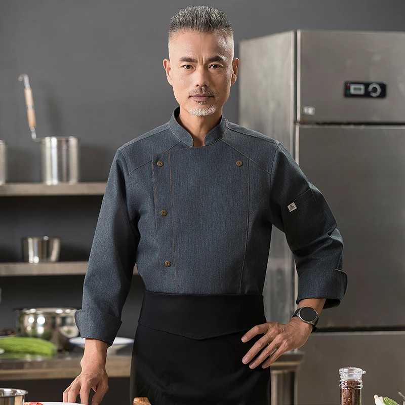 Restaurant Catering Kitchen Jacket Unisex Long Sleeve Shirt Chef Jacket Bakery Hotel Cafe Waiter Workwear Pastry Cook Coat
Restaurant Catering Kitchen Jacket Unisex Long Sleeve Shirt Chef Jacket Bakery Hotel Cafe Waiter Workwear Pastry Cook Coat
