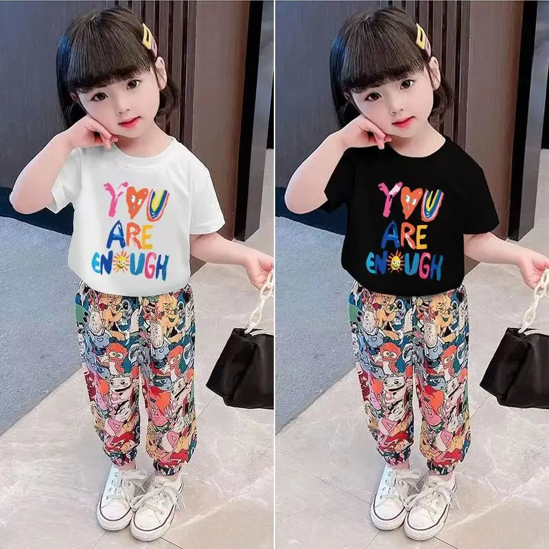 Новинка 2023, наряды для девочек, детская одежда для подростков, летний костюм, Корейская одежда, спортивный костюм для девочек 
Новинка 2023, наряды для девочек, детская одежда для подростков, летний костюм, Корейская одежда, спортивный костюм для девочек