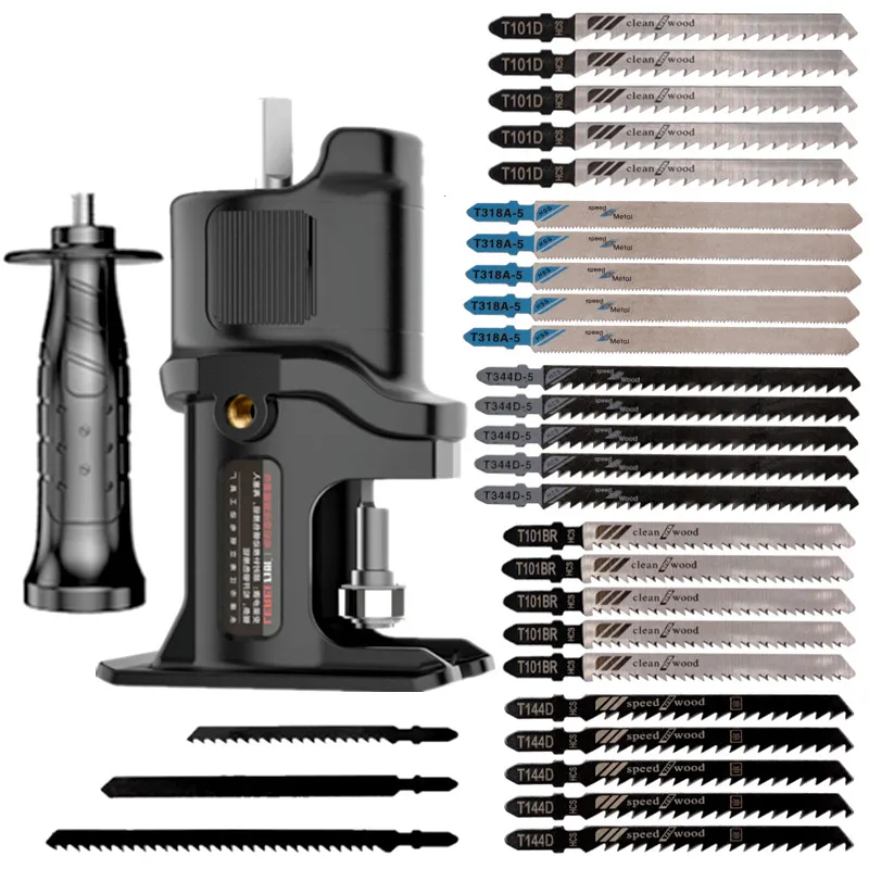 Portable Reciprocating Saw Adapter Electric Drill Modified Electric JigSaw Curve Saw Power Tool for Wood PVC Steel Pipe Cutting 
Portable Reciprocating Saw Adapter Electric Drill Modified Electric JigSaw Curve Saw Power Tool for Wood PVC Steel Pipe Cutting