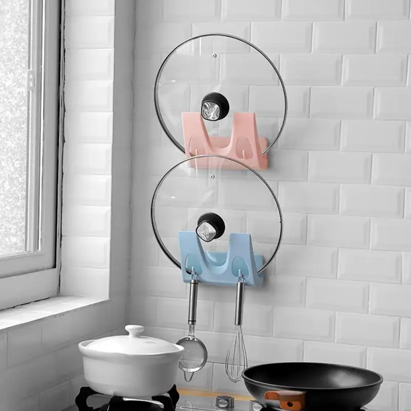 Durable Pan Cover Rack Punch-free Space Saving Pot Lid Organizer Wall Mount Holder Shelf Wholesale Pot Lid Rack Creative New Hot
Durable Pan Cover Rack Punch-free Space Saving Pot Lid Organizer Wall Mount Holder Shelf Wholesale Pot Lid Rack Creative New Hot