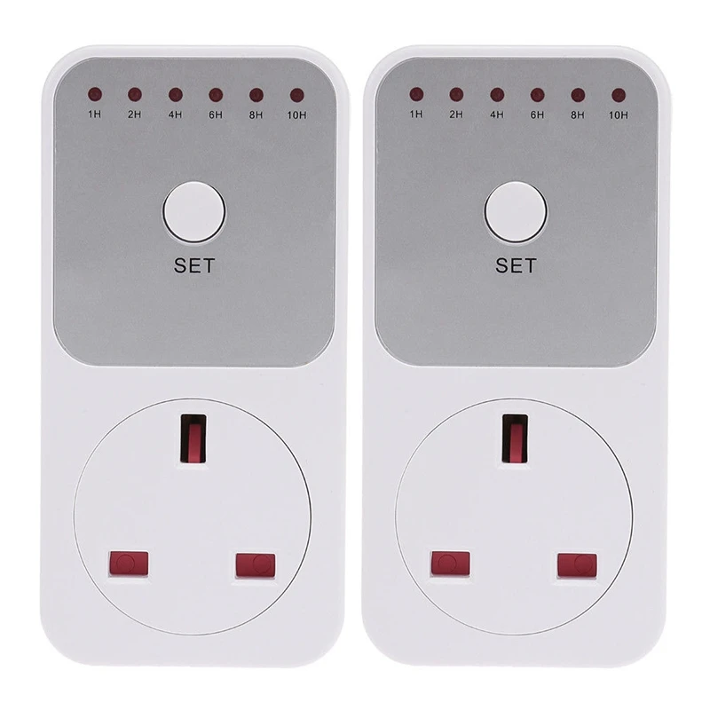 Practical 2X Smart Control Countdown Timer Switch Plug-In Socket Auto Shut Off Outlet Uk Plug
Practical 2X Smart Control Countdown Timer Switch Plug-In Socket Auto Shut Off Outlet Uk Plug