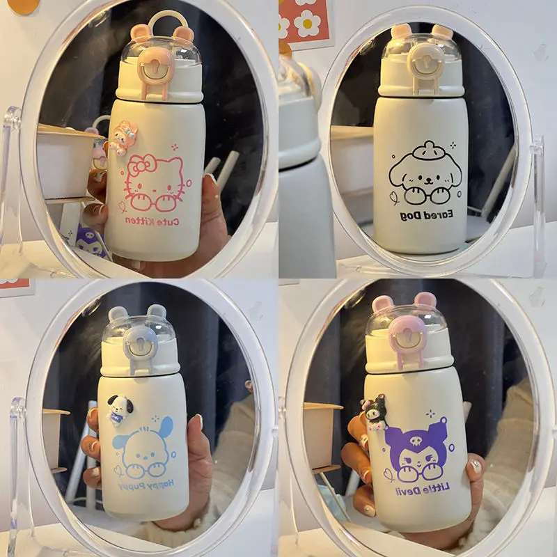 Sanrio полачко Hellokitty Kuromi Purin изоляционная чашка Женская 304 соломенная чашка из нержавеющей стали портативная чашка для воды в стиле пары
Sanrio полачко Hellokitty Kuromi Purin изоляционная чашка Женская 304 соломенная чашка из нержавеющей стали портативная чашка для воды в стиле пары