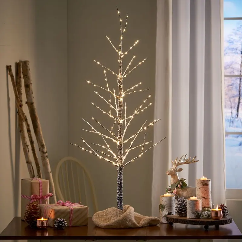 Latia 4-foot Pre-Lit 228 White LED Artificial Christmas Twig Tree, Brown with Snow, Brown, Snow
Latia 4-foot Pre-Lit 228 White LED Artificial Christmas Twig Tree, Brown with Snow, Brown, Snow