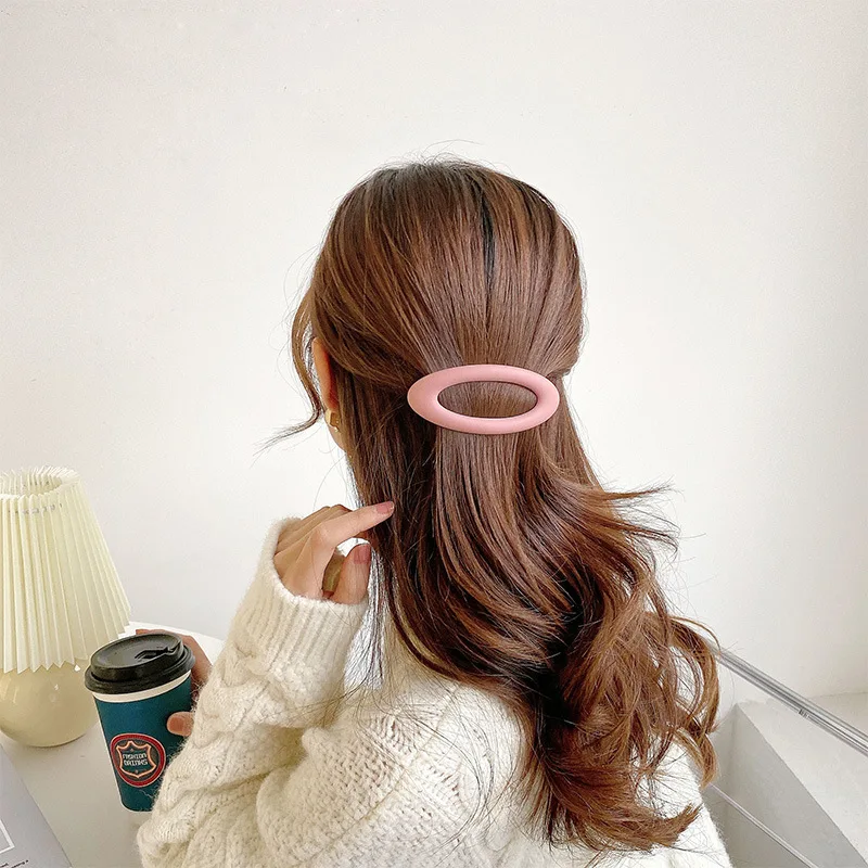 Matte Snap Hair Clips Women Hairpin Korean Hairclips Hair Barrette Ponytail Holder Girls Hair Accessories Hairgrips
Matte Snap Hair Clips Women Hairpin Korean Hairclips Hair Barrette Ponytail Holder Girls Hair Accessories Hairgrips