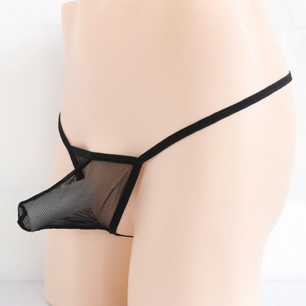 Men Ultra Thin Mesh G-String Breathable Underwear T-back Thongs Small Pouch Panties Erotic Lingerie Transparent Mini Underpants
Men Ultra Thin Mesh G-String Breathable Underwear T-back Thongs Small Pouch Panties Erotic Lingerie Transparent Mini Underpants