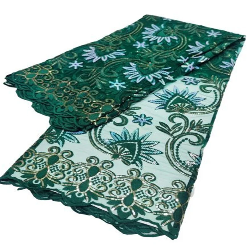 Green Latest African Sequins Lace Fabric 2022 High Quality Lace Material French Nigerian Lace Fabrics For Women Party Sewing
Green Latest African Sequins Lace Fabric 2022 High Quality Lace Material French Nigerian Lace Fabrics For Women Party Sewing