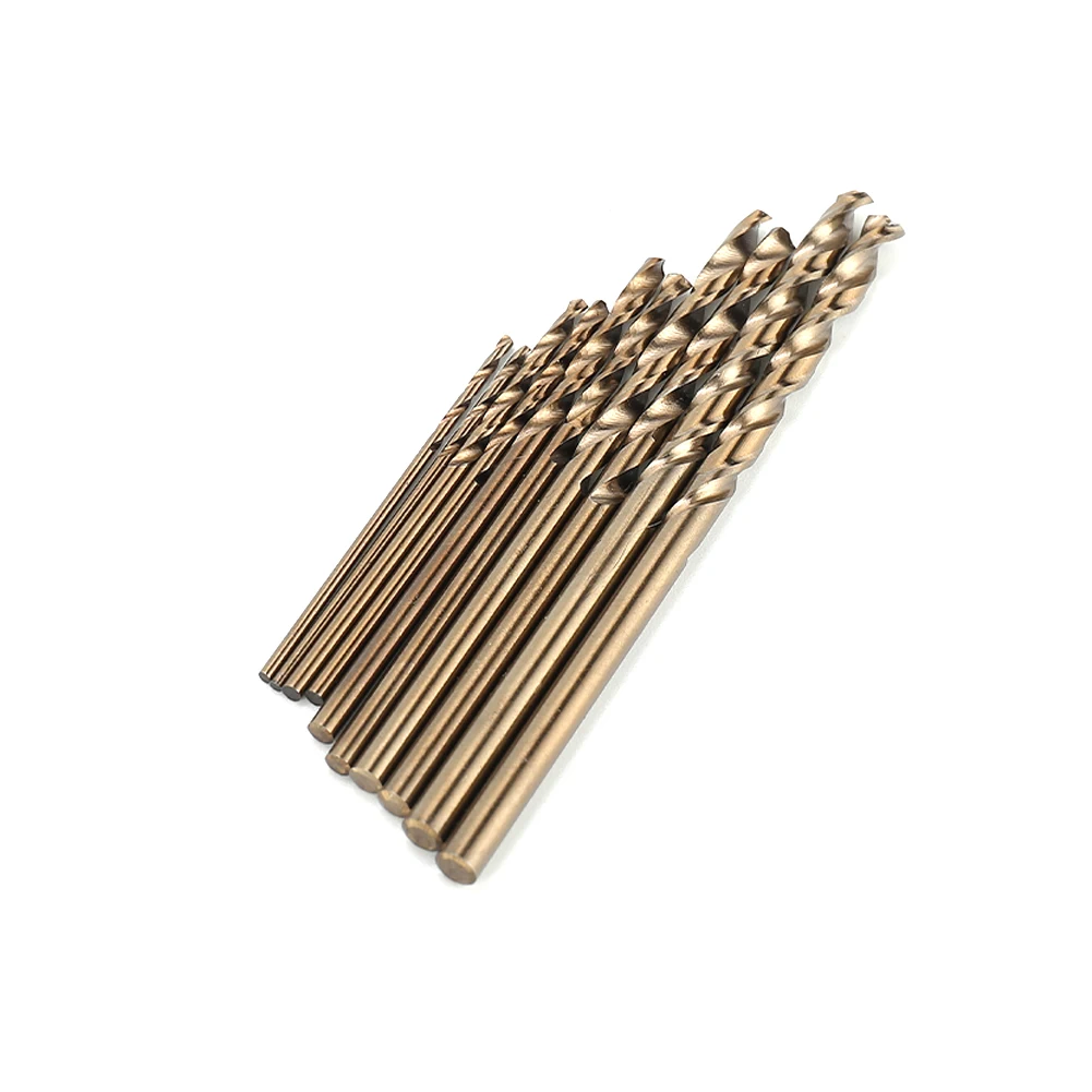 10pcs HSS M35 Cobalt Drill Bit Straight Shank Twist Drill Bit Set 1/1.5/ 2/2.5/ 3mm For Wood/Metal Hole Cutter Drills Power Tool
10pcs HSS M35 Cobalt Drill Bit Straight Shank Twist Drill Bit Set 1/1.5/ 2/2.5/ 3mm For Wood/Metal Hole Cutter Drills Power Tool