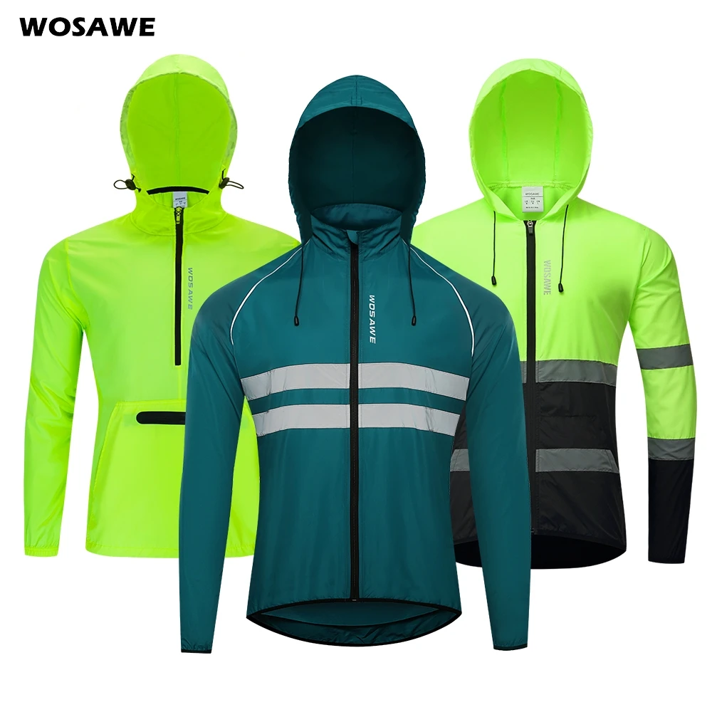 WOSAWE Men's Windproof Waterproof Reflective Cycling Jacket MTB Bicycle Clothing Long Sleeve Windbreaker Bike Running Raincoat
WOSAWE Men's Windproof Waterproof Reflective Cycling Jacket MTB Bicycle Clothing Long Sleeve Windbreaker Bike Running Raincoat