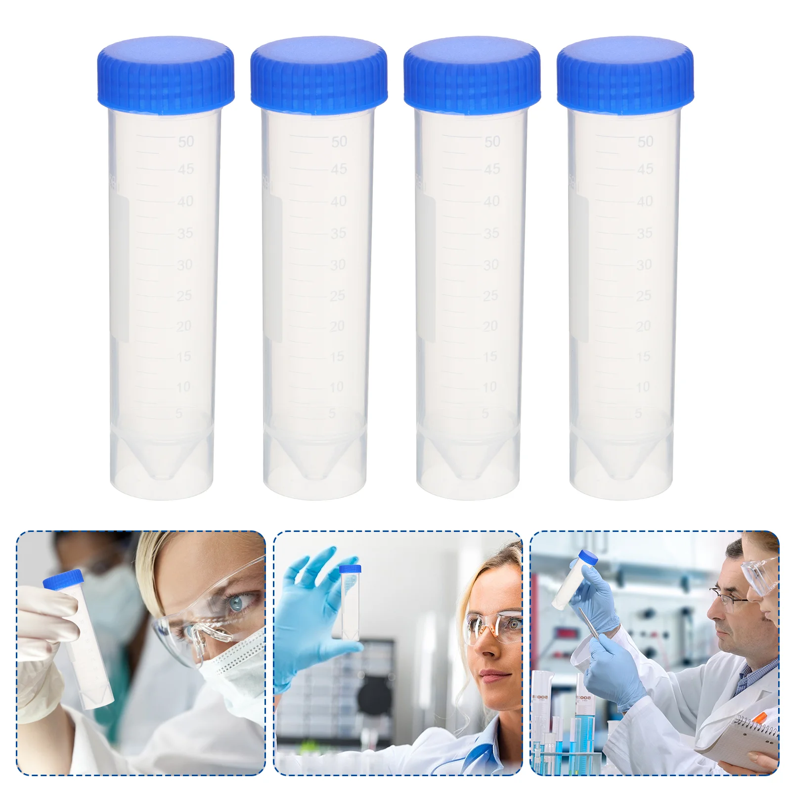 Centrifuge Tube Conical Tubes Caps Self-standing Test Labs Centrifugal Vials Plastic
Centrifuge Tube Conical Tubes Caps Self-standing Test Labs Centrifugal Vials Plastic