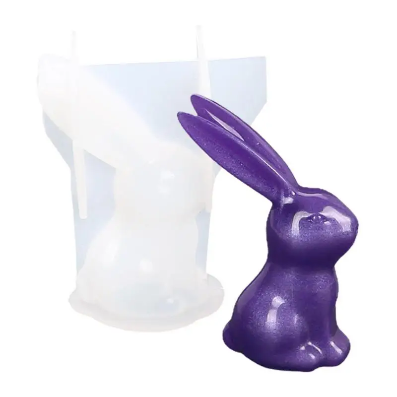 Bunny Resin Mold Silicone Rabbit Molds For Candle Making Big Ear Rabbit Shape DIY Candle Holder For Making Candles Decoration
Bunny Resin Mold Silicone Rabbit Molds For Candle Making Big Ear Rabbit Shape DIY Candle Holder For Making Candles Decoration
