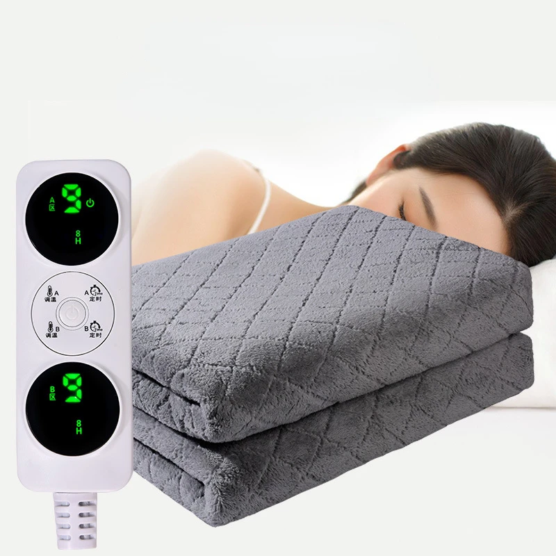 Plush Thickened Electric Blanket Single and Double Control Smart Cobertor Eletrico Warm Fleece Winter Warm Electric Blanket
Plush Thickened Electric Blanket Single and Double Control Smart Cobertor Eletrico Warm Fleece Winter Warm Electric Blanket