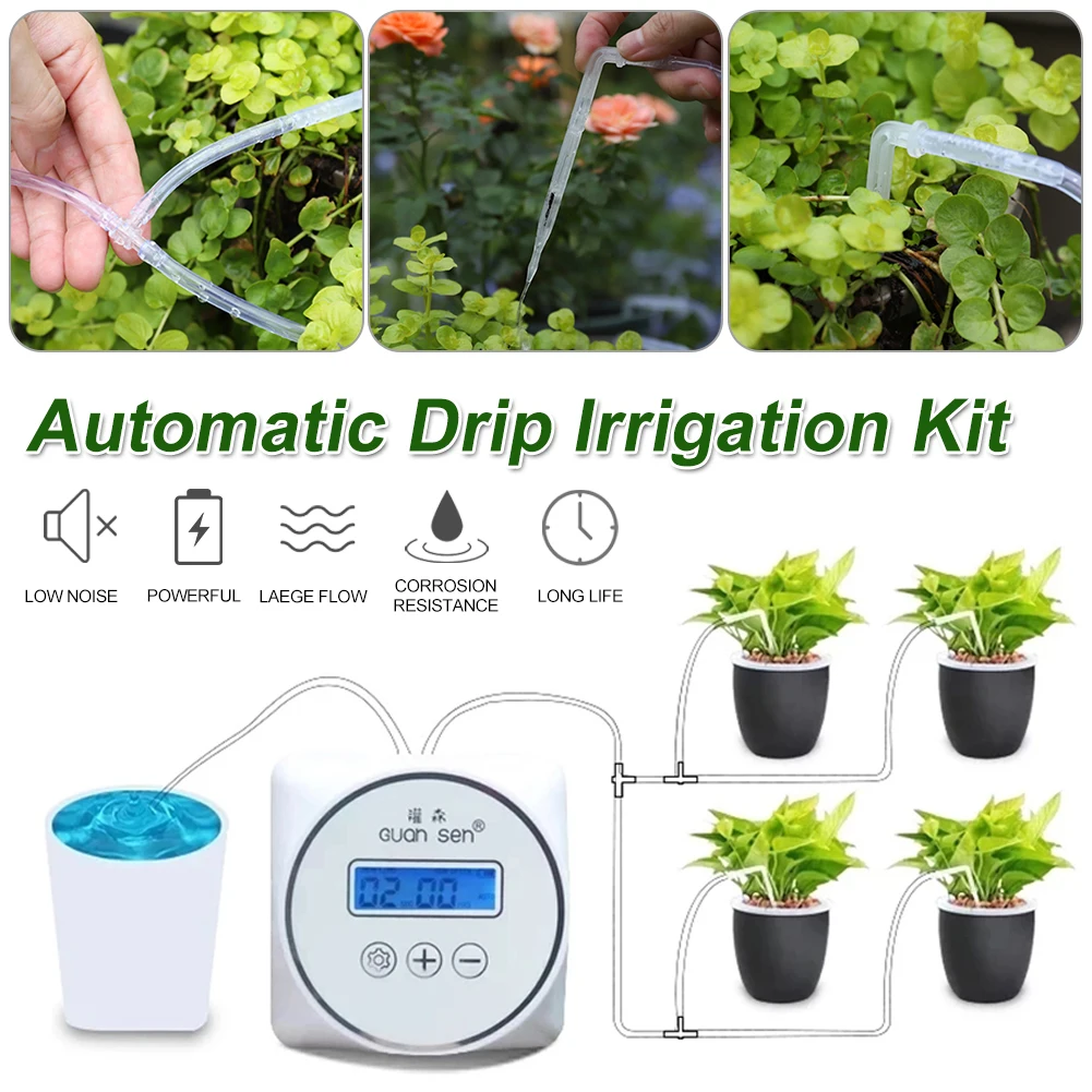 New Intelligent Drip Irrigation Water Pump Timer System Garden Plant Automatic Irrigation Controller Timer Watering Device Set
New Intelligent Drip Irrigation Water Pump Timer System Garden Plant Automatic Irrigation Controller Timer Watering Device Set