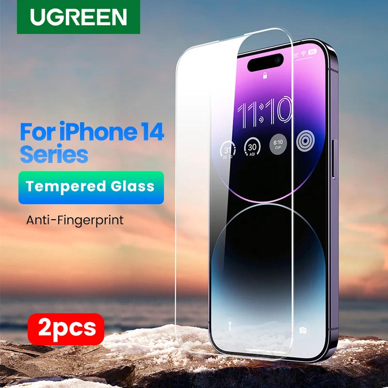 UGREEN 2PCS Screen Protector For iPhone 14 13 Pro Max Full Cover Film Tempered Glass For iPhone 14 Plus Phone Screen Protectors
UGREEN 2PCS Screen Protector For iPhone 14 13 Pro Max Full Cover Film Tempered Glass For iPhone 14 Plus Phone Screen Protectors