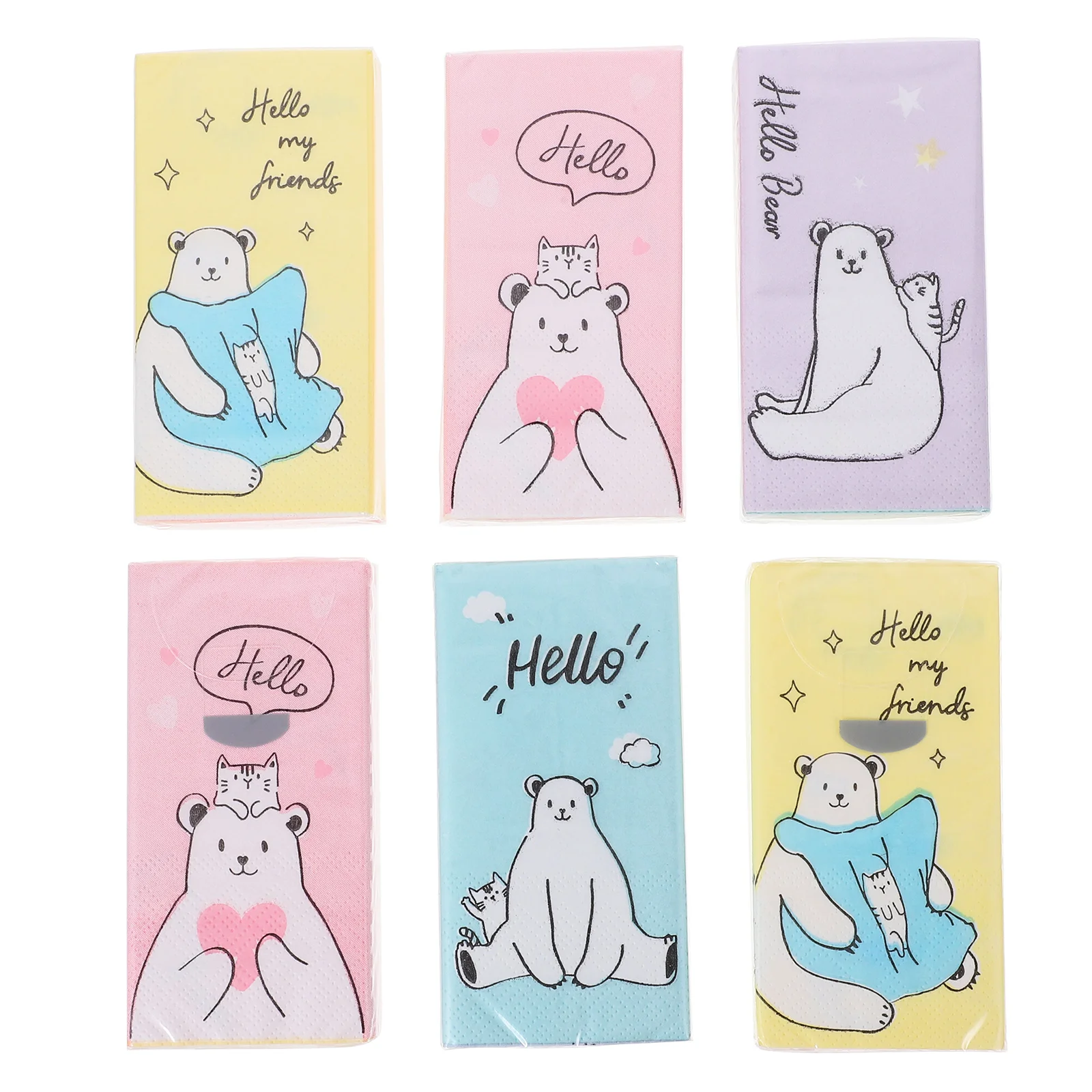12 Packs of Paper Napkins Cartoon Pattern Napkins Dinner Napkins Portable Napkins
12 Packs of Paper Napkins Cartoon Pattern Napkins Dinner Napkins Portable Napkins