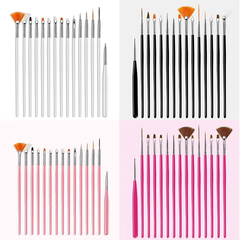 3/15Pcs Acrylic Gel UV Polish Brushes Design Painting Drawing Carving Dotting Liner Brushe Nails DIY Art Girl Manicure Tools Set
3/15Pcs Acrylic Gel UV Polish Brushes Design Painting Drawing Carving Dotting Liner Brushe Nails DIY Art Girl Manicure Tools Set