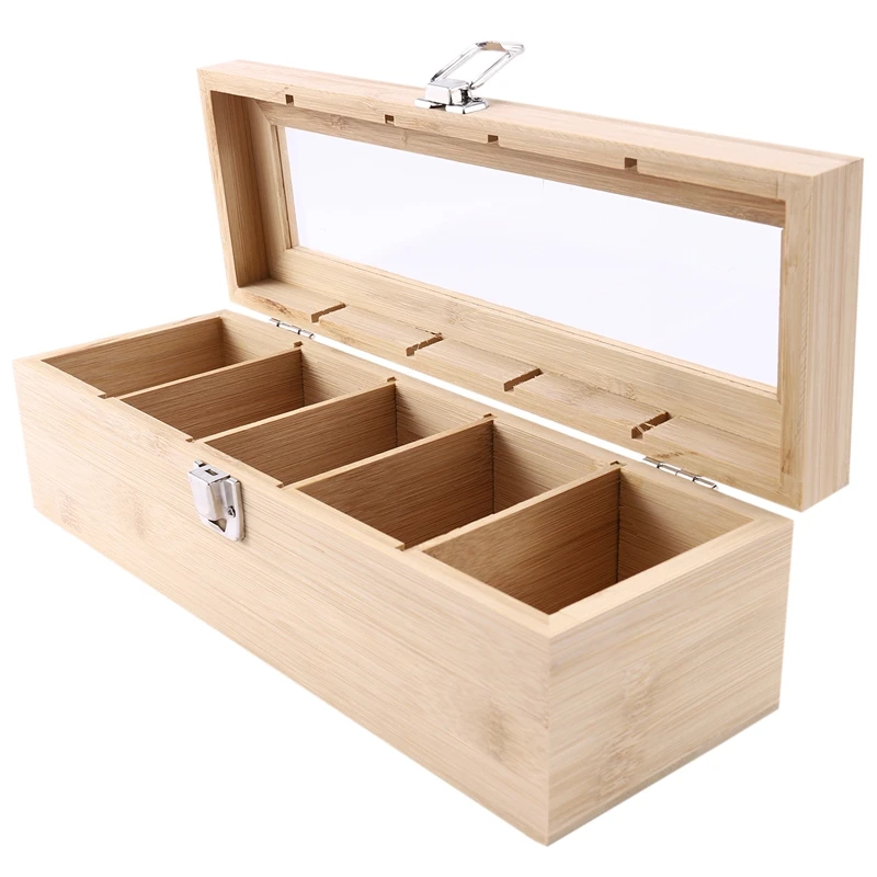 Bamboo System Tea Bag Jewelry Organizer Storage Box 5 Compartments Tea Box Organizer Wood Sugar Packet Container
Bamboo System Tea Bag Jewelry Organizer Storage Box 5 Compartments Tea Box Organizer Wood Sugar Packet Container