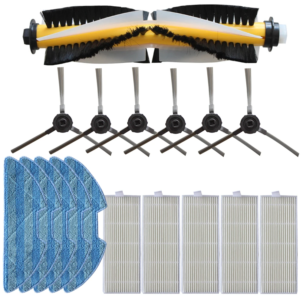 Main Brush Side Brush Filter Mop Cloth Kit For Redmon RV-R500 RV R500 Vacuum Cleaner Household Sweeper Cleaner Filter Set
Main Brush Side Brush Filter Mop Cloth Kit For Redmon RV-R500 RV R500 Vacuum Cleaner Household Sweeper Cleaner Filter Set