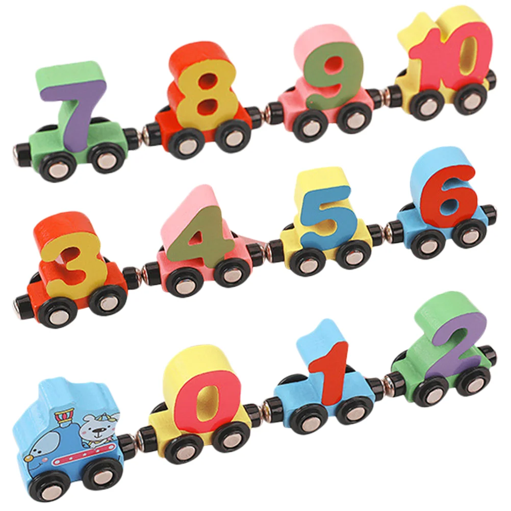 Wooden Train Number Toy Desktop Ornament Assembled Colors Recognizing Early Educational
Wooden Train Number Toy Desktop Ornament Assembled Colors Recognizing Early Educational