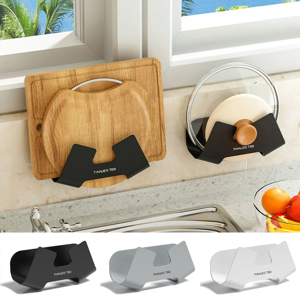 Multifunction Wall Mounted Pot Lid Holder Pan Pot Pan Cover Stand Cutting Board Holder Organizer Tools Kitchen Accessories
Multifunction Wall Mounted Pot Lid Holder Pan Pot Pan Cover Stand Cutting Board Holder Organizer Tools Kitchen Accessories