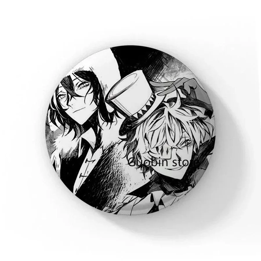 Булавка аниме Бунго бродячие собаки 58 мм
Булавка аниме Бунго бродячие собаки 58 мм