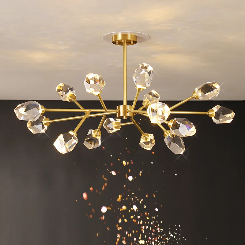 Diamond Crystal Led Chandelier Tree Branch Pendant Light Modern Nordic Kitchen Living Room Bedroom Copper Hanging Lamp Fixtures
Diamond Crystal Led Chandelier Tree Branch Pendant Light Modern Nordic Kitchen Living Room Bedroom Copper Hanging Lamp Fixtures