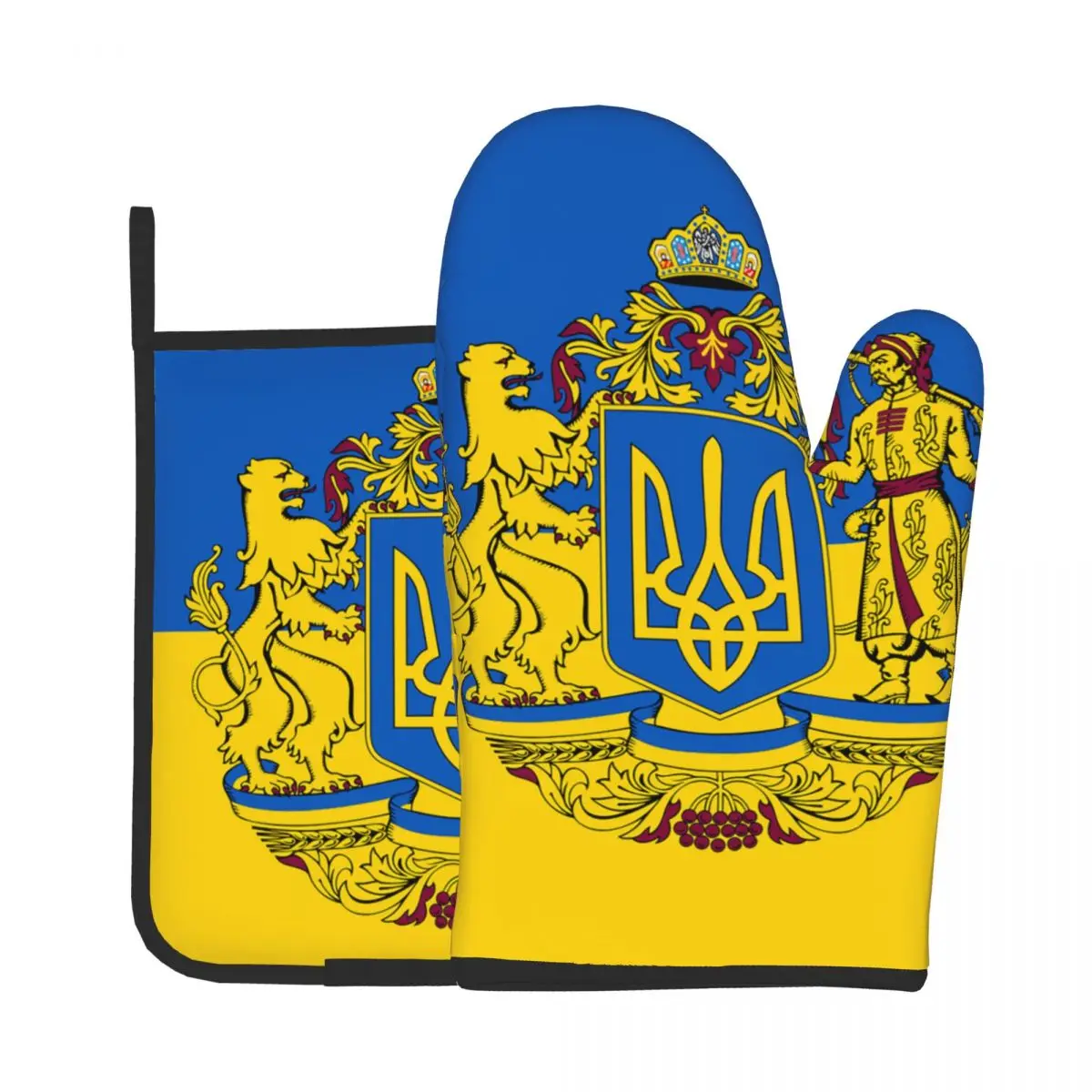Ukraine Potholder Pad Kitchen Baking Oven Cooking Gloves Microwave Insulation Mat Ukrainian Flag Oven Mitts Polyester Gloves
Ukraine Potholder Pad Kitchen Baking Oven Cooking Gloves Microwave Insulation Mat Ukrainian Flag Oven Mitts Polyester Gloves