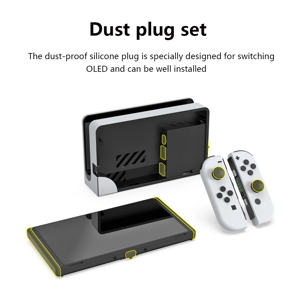 Пылезащитная крышка, 14 шт., защита от пыли, для игровой консоли Nintendo Switch OLED
Пылезащитная крышка, 14 шт., защита от пыли, для игровой консоли Nintendo Switch OLED