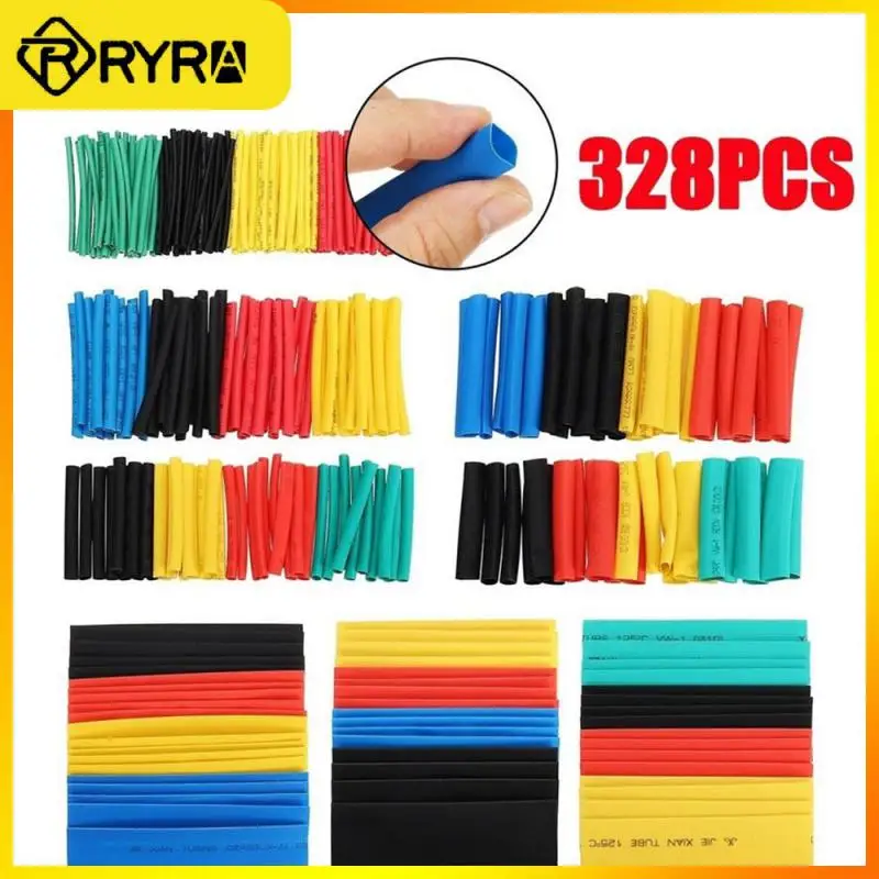 

Wire Cable Sleeving Tubing Diy 328pcs/set Heat Shrink Tube Insulated Polyolefin Protective Cover Home Accessories Tools