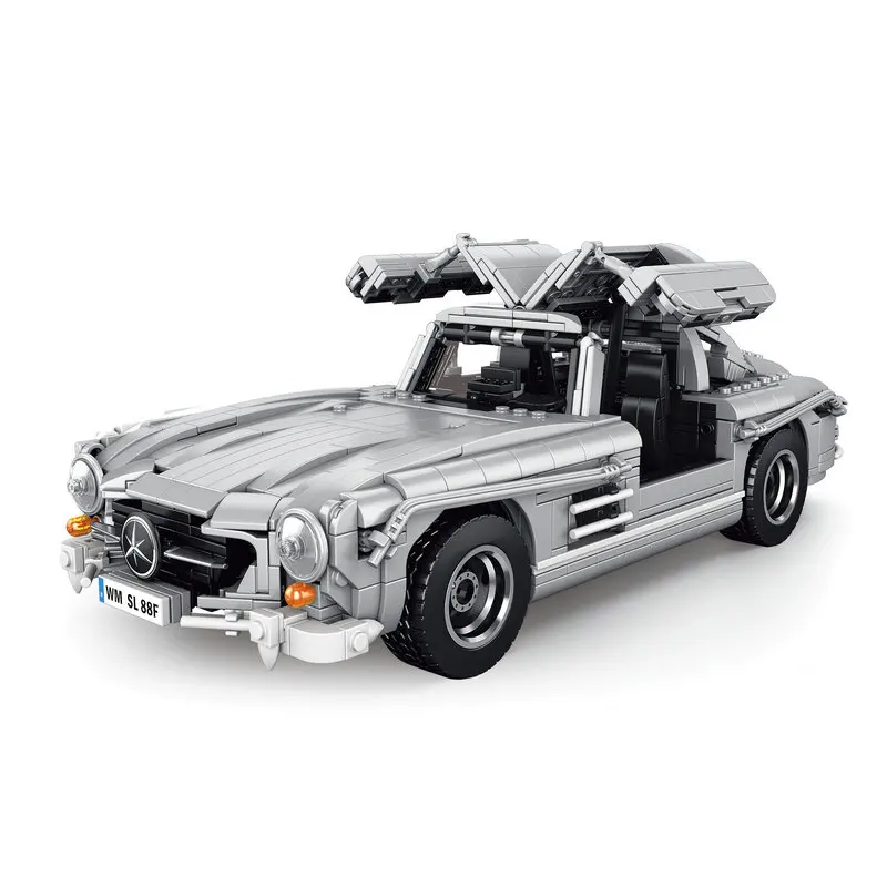 Классический ретро-конструктор Gullwing Coupe, 10002 SL, масштаб 1:12, модель автомобиля MOC, Набор кубиков, креативная коллекция, строительные блоки, игрушка для подарка
Классический ретро-конструктор Gullwing Coupe, 10002 SL, масштаб 1:12, модель автомобиля MOC, Набор кубиков, креативная коллекция, строительные блоки, игрушка для подарка