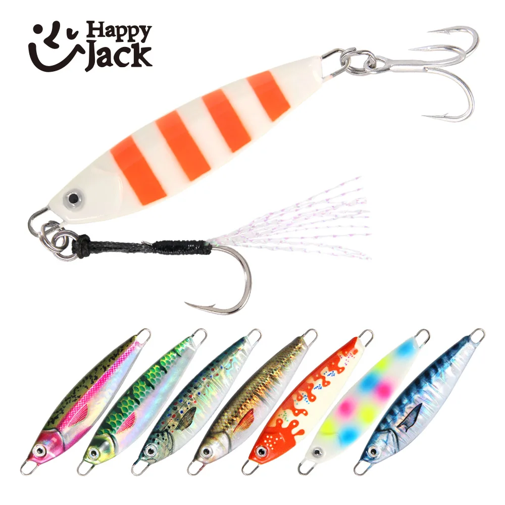Happyjack Slow Jig micro Jig 10g 15g 20g 30g Spoon Metal Bait Sea slow metal jigging Casting Jig Off Shore Jig Artificial Bait
Happyjack Slow Jig micro Jig 10g 15g 20g 30g Spoon Metal Bait Sea slow metal jigging Casting Jig Off Shore Jig Artificial Bait