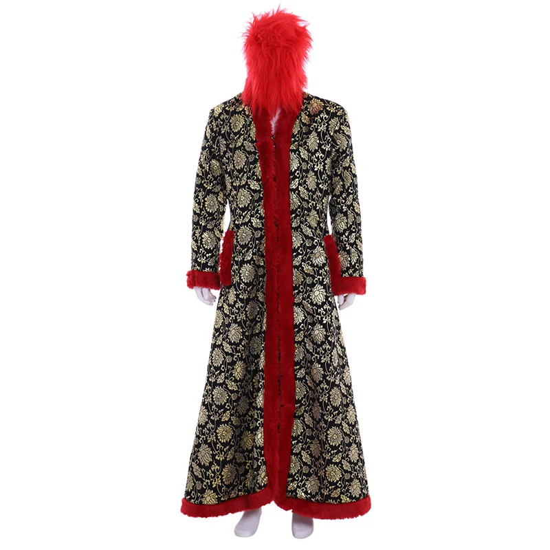 Vintage Halloween Medieval Kaftan Red Fur Trench Hat Victorian Mens Winter Warm Cosplay Costume Custom Made
Vintage Halloween Medieval Kaftan Red Fur Trench Hat Victorian Mens Winter Warm Cosplay Costume Custom Made