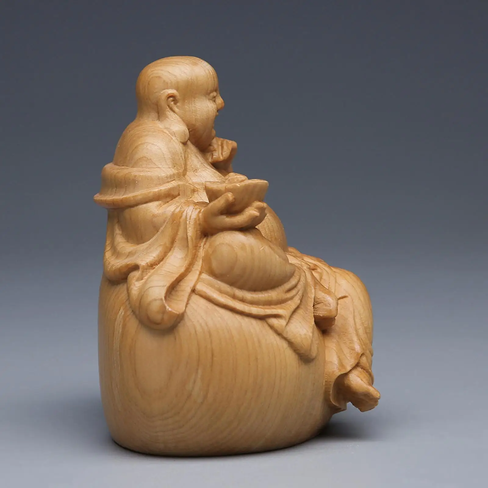 Hand Carved Buddha Statue Wooden Ornaments Fengshui Small Collectibles Sculpture for Desktop Office Living Room Decoration Gift
Hand Carved Buddha Statue Wooden Ornaments Fengshui Small Collectibles Sculpture for Desktop Office Living Room Decoration Gift