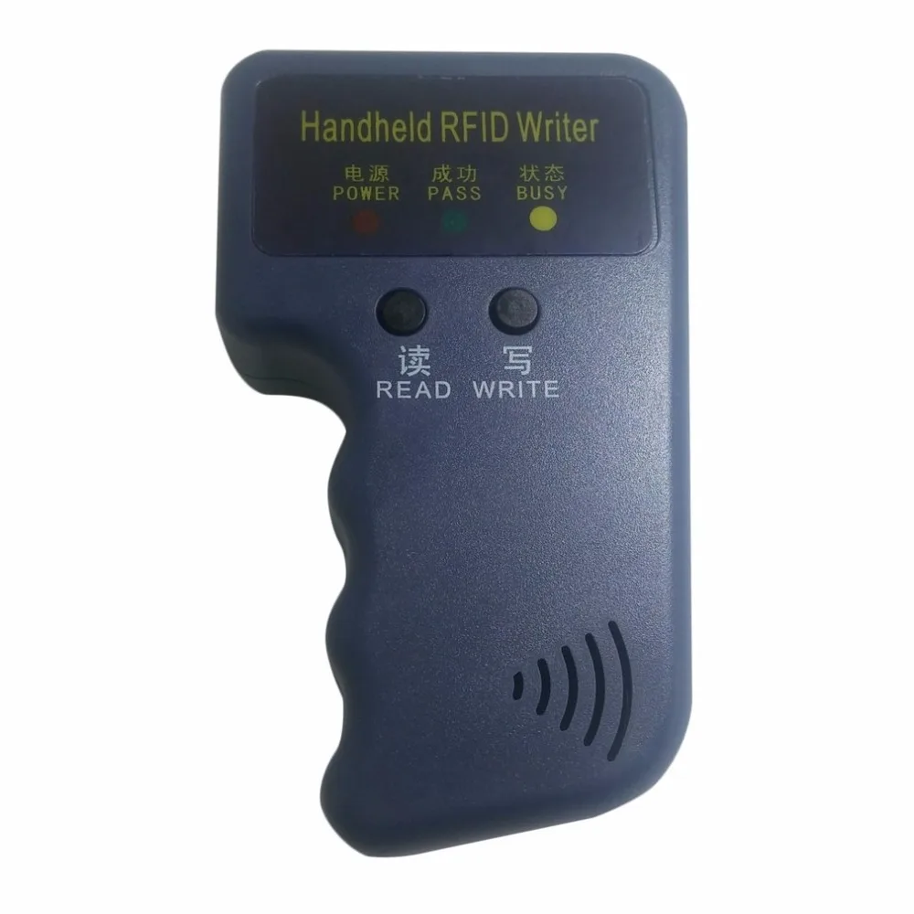 Ручной RFID-Дубликатор EM4100 125 кГц, копировальный аппарат, записывающее, дублирующее устройство, программатор, считыватель, совместимый с EM4305 ...
Ручной RFID-Дубликатор EM4100 125 кГц, копировальный аппарат, записывающее, дублирующее устройство, программатор, считыватель, совместимый с EM4305 ...