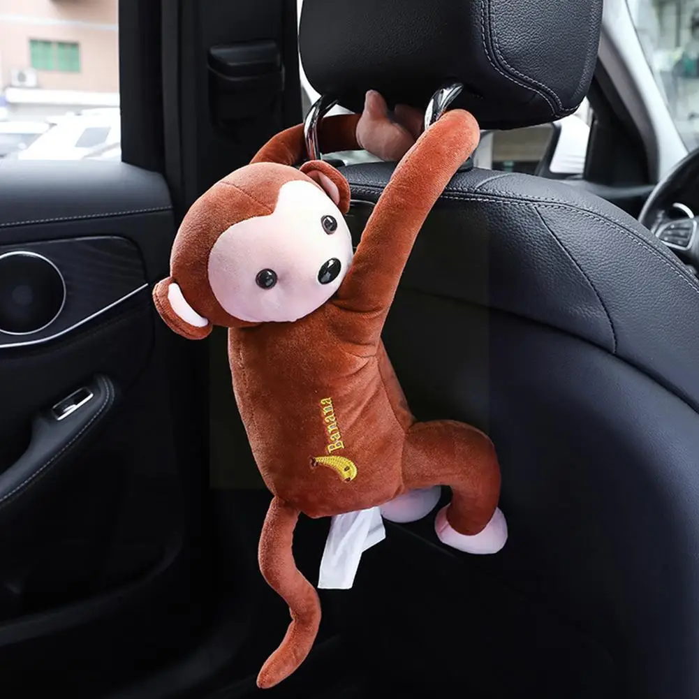 Auto Cartoon Tissue Box 3d Cute Monkey Car Hanging Paper Napkin Tissue Box For Car Interior Home Office Accessorie V8l8
Auto Cartoon Tissue Box 3d Cute Monkey Car Hanging Paper Napkin Tissue Box For Car Interior Home Office Accessorie V8l8