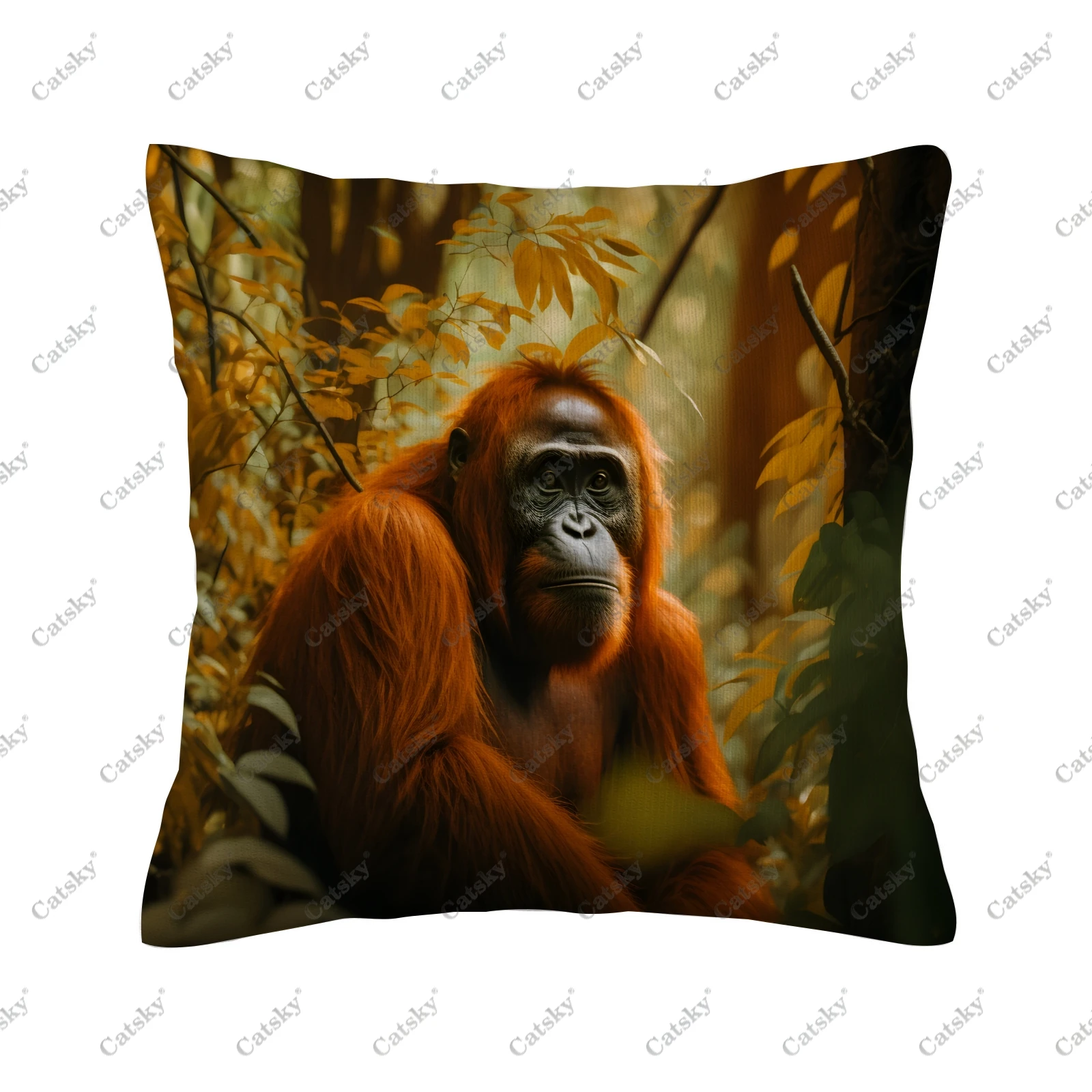Animal Orangutan Funny Monkey Cushion Cover Pillowcase Cool Asta Figure Throw Pillow Case for Home Decor Sofa Bed Pillow Cover 
Animal Orangutan Funny Monkey Cushion Cover Pillowcase Cool Asta Figure Throw Pillow Case for Home Decor Sofa Bed Pillow Cover