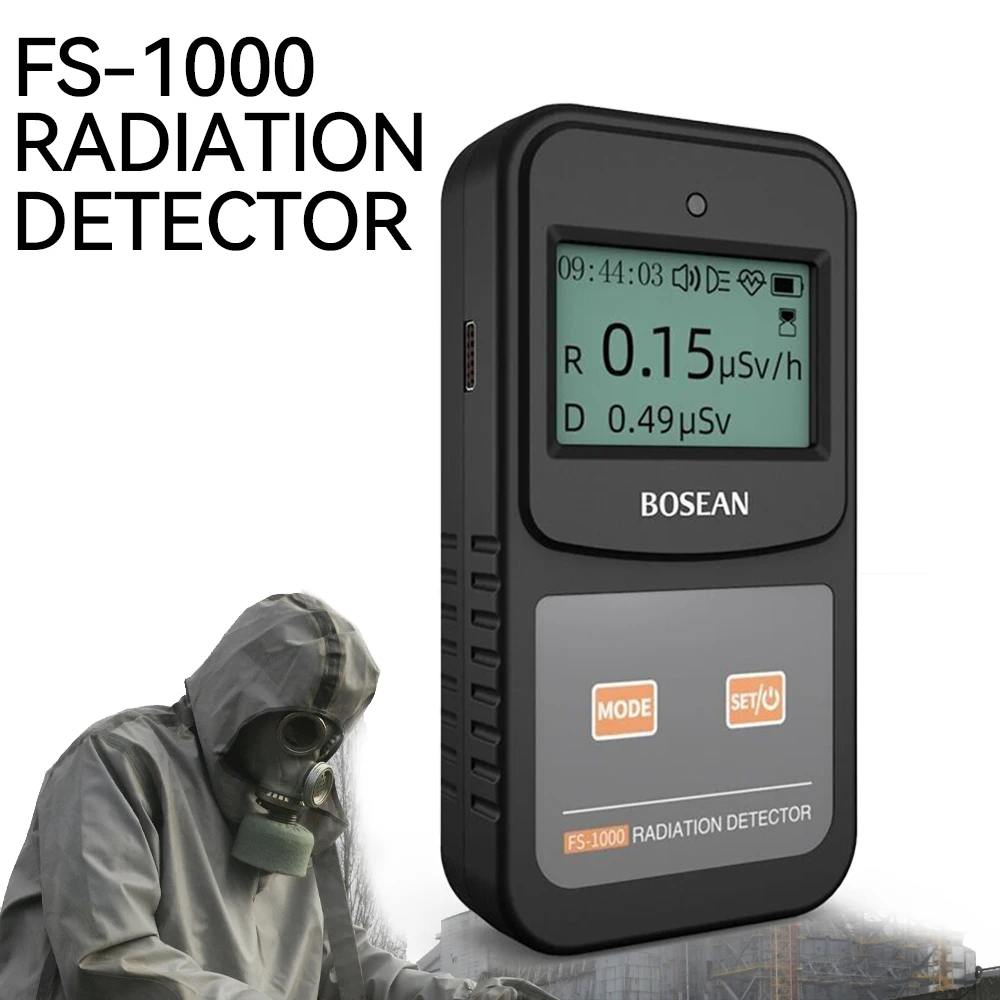 Счетчик Гейгера FS-1000 Bosean Geiger, детектор ядерного излучения, рентгеновский бета-гамма-детектор, детектор радиоактивности Гейгера для больницы
Счетчик Гейгера FS-1000 Bosean Geiger, детектор ядерного излучения, рентгеновский бета-гамма-детектор, детектор радиоактивности Гейгера для больницы