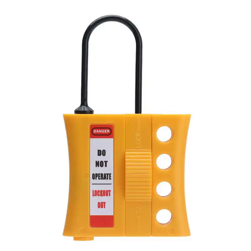 Industrial safety 4-hole insulation buckle lock Nylon lock hook expander Energy isolation Shutdown maintenance LOTO safety lock
Industrial safety 4-hole insulation buckle lock Nylon lock hook expander Energy isolation Shutdown maintenance LOTO safety lock