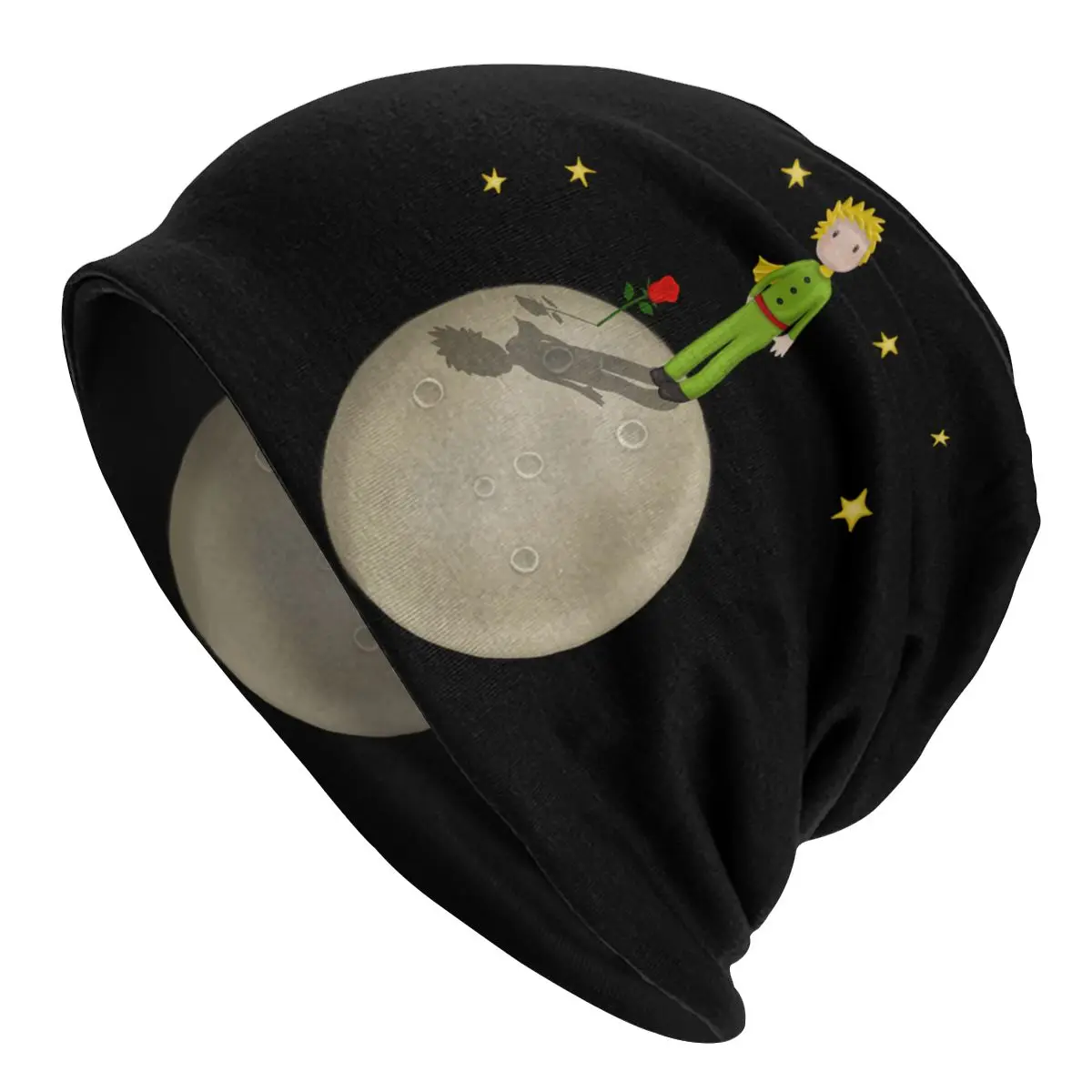 

Fiction The Little Prince Unisex Bonnet Winter Warm Knit Hat Beanies Caps Adult France Fairy Tale Beanie Hats Outdoor Ski Cap