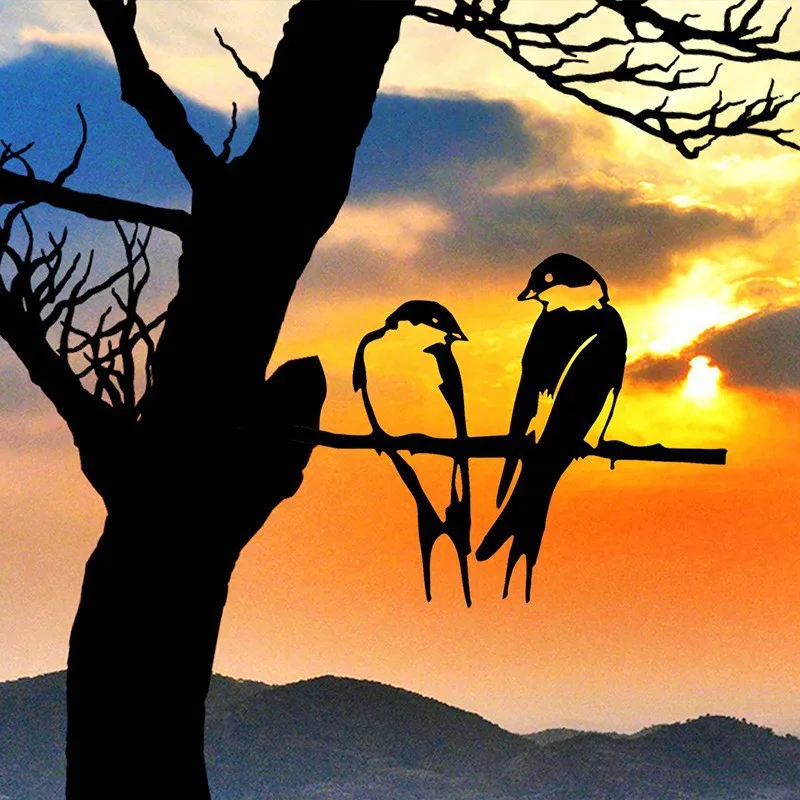 1Pcs Swallow Statue Garden Metal Swallow Bird Silhouette Insert Decoration Home Garden Outdoor Courtyard Decorations Ornaments
1Pcs Swallow Statue Garden Metal Swallow Bird Silhouette Insert Decoration Home Garden Outdoor Courtyard Decorations Ornaments