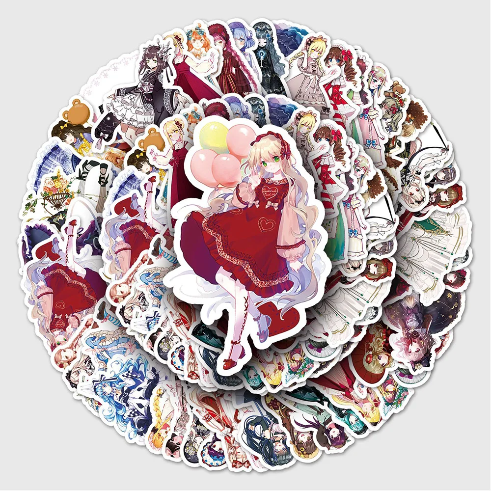 10/30/50PCS Lolita Dress Girl Goth Girl Stickers DIY Laptop Luggage Skateboard Graffiti Decals Sticker for Kid Toys
10/30/50PCS Lolita Dress Girl Goth Girl Stickers DIY Laptop Luggage Skateboard Graffiti Decals Sticker for Kid Toys