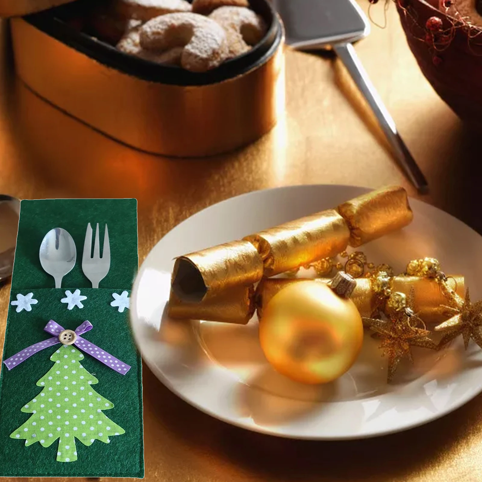 4Pcs Christmas Tree Cutlery Storage Bag Felt Christmas Dinners Party Table Supplies Xmas Silverware Clip Bag Navidad
4Pcs Christmas Tree Cutlery Storage Bag Felt Christmas Dinners Party Table Supplies Xmas Silverware Clip Bag Navidad