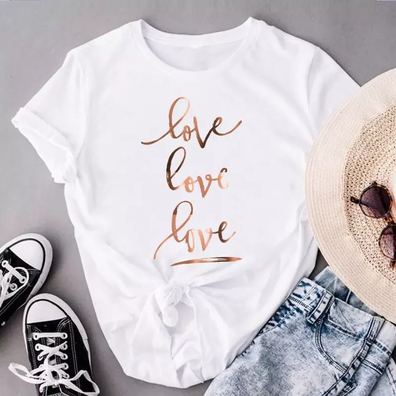 NEW IN Love Letter Sweet 2022 Short Sleeve Clothes Print Tops Fashion Lady Tees Female O-neck Summer Tshirt Graphic T-Shirt
NEW IN Love Letter Sweet 2022 Short Sleeve Clothes Print Tops Fashion Lady Tees Female O-neck Summer Tshirt Graphic T-Shirt