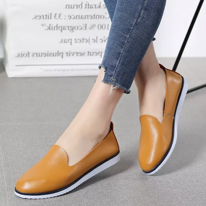 New2022 Flats Shoes 2022 Genuine Leather Slip on ladies Casual Shoes Female Sneakers Summer Loafer Shoes Women
New2022 Flats Shoes 2022 Genuine Leather Slip on ladies Casual Shoes Female Sneakers Summer Loafer Shoes Women